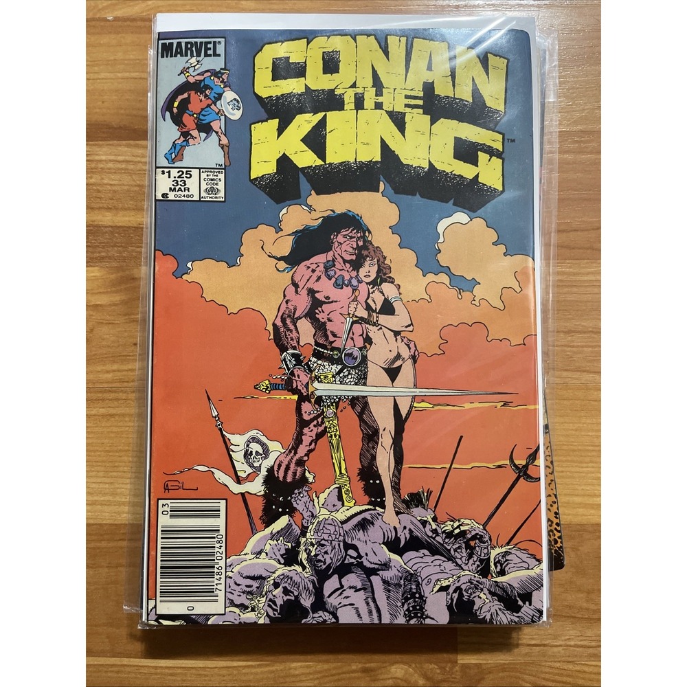 Conan the King #33 Newsstand Variant (Marvel Comics March‎ 1986)
